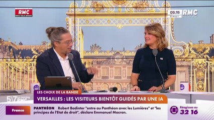 Les choix de la bande : Versailles, les visiteurs bientôt guidés par une IA - 10/10
