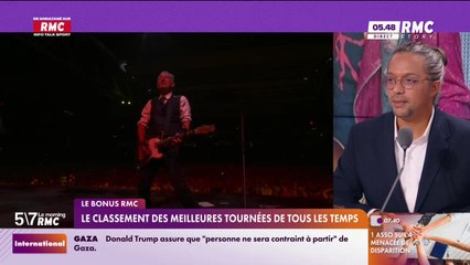 Le bonus RMC : Le classement des meilleures tournées de tous les temps - 10/10