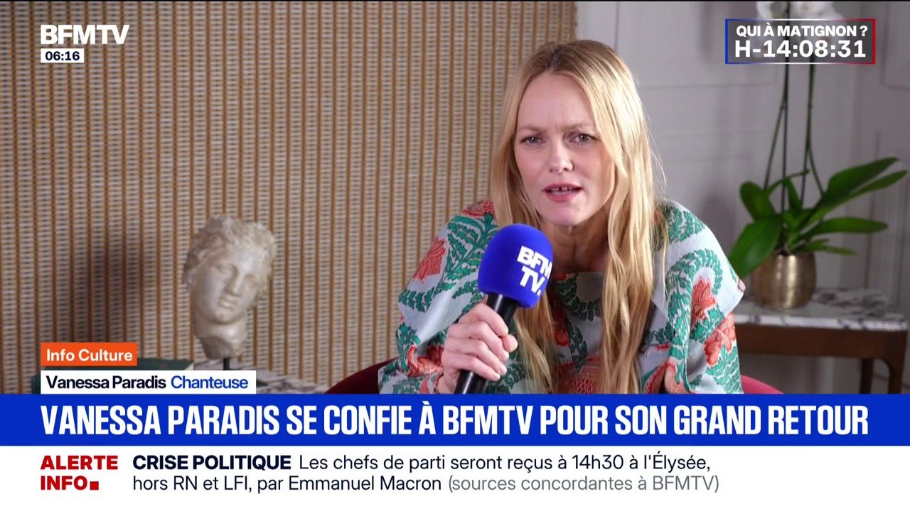 Vanessa Paradis revient avec son huitième album, "Le Retour des beaux jours"