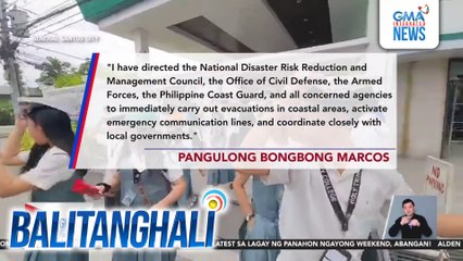 PBBM, pinakikilos ang iba't ibang ahensya ng gobyerno kasunod ng Magnitude 7.5 na lindol sa Davao Oriental | Balitanghali