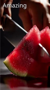Satisfying Watermelon Cutting ASMR 🍉 | Relaxing Knife Sounds
