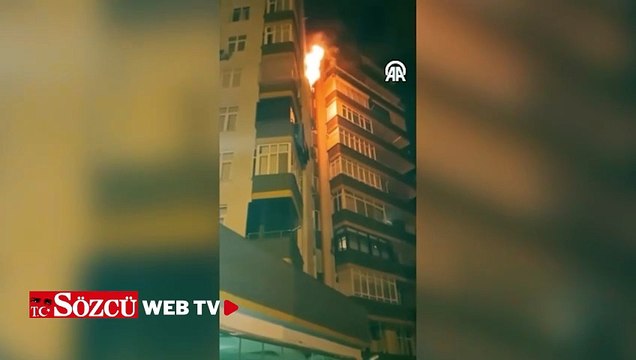 Adana'da apartman dairesinde çıkan yangın hasara yol açtı