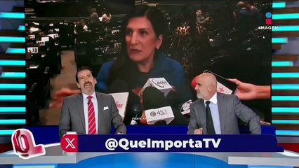Una diputada tapo con una hoja a un Priísta | Qué Importa