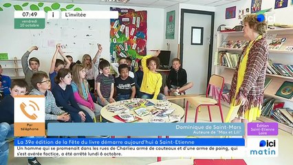 L'autrice de Max et Lili à la fête du livre de Saint-Etienne, "j'essaie de m'adapter à la société"