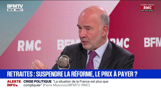 La question ne m'a jamais été posée : Pierre Moscovici dément les rumeurs sur sa nomination à Matignon