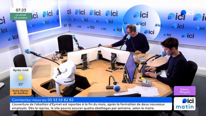 10/10/2025 - ici matin par ici Périgord en vidéo