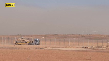 Israeli armoured vehicles along Gaza border as army redeploys after government ratified deal with Hamas