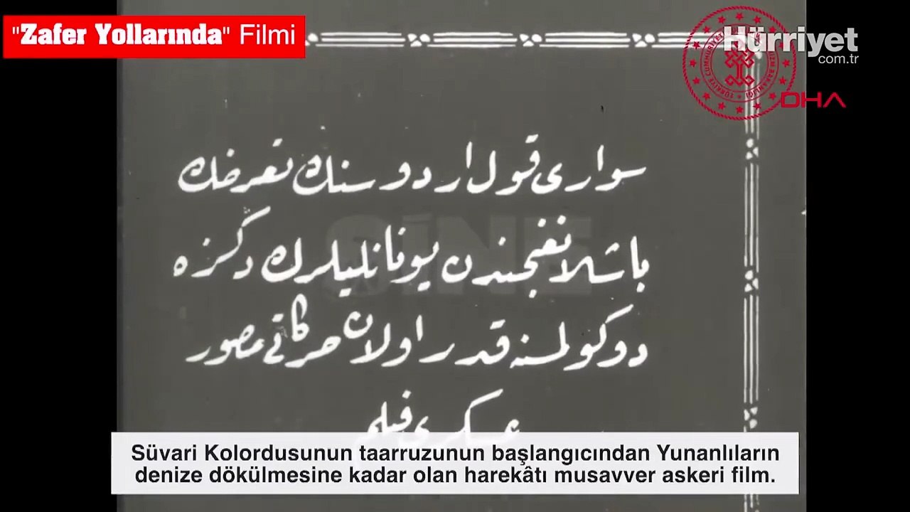 Türk sinemasının ilk yeniden canlandırma filmi 'Zafer Yollarında'nın kayıp görüntüleri gün yüzüne çıkarıldı