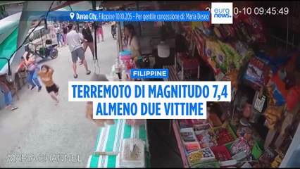 Forte terremoto di magnitudo 7,4 al largo delle Filippine: "Previsto tsunami distruttivo"