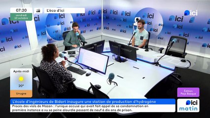 L'ESTIA, l'Ecole d'ingénieurs de Bidart inaugure une station de production d'hydrogène