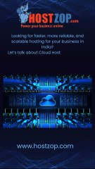 India Cloud Hosting: Quick, Safe, and Expandable