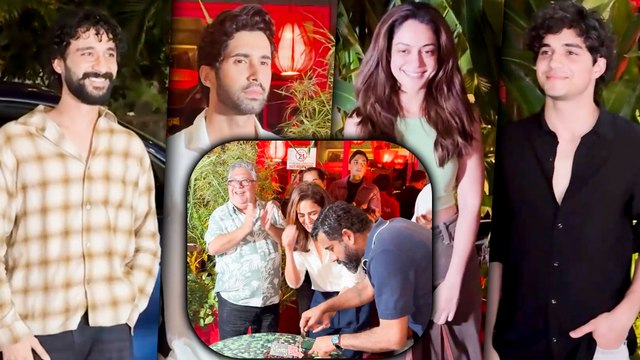 Laksh, Raghav Juyal, Manoj Pahwa, Abhay Verma & Anya Singh - MONA SINGH B'day Bash #badsofbollywood