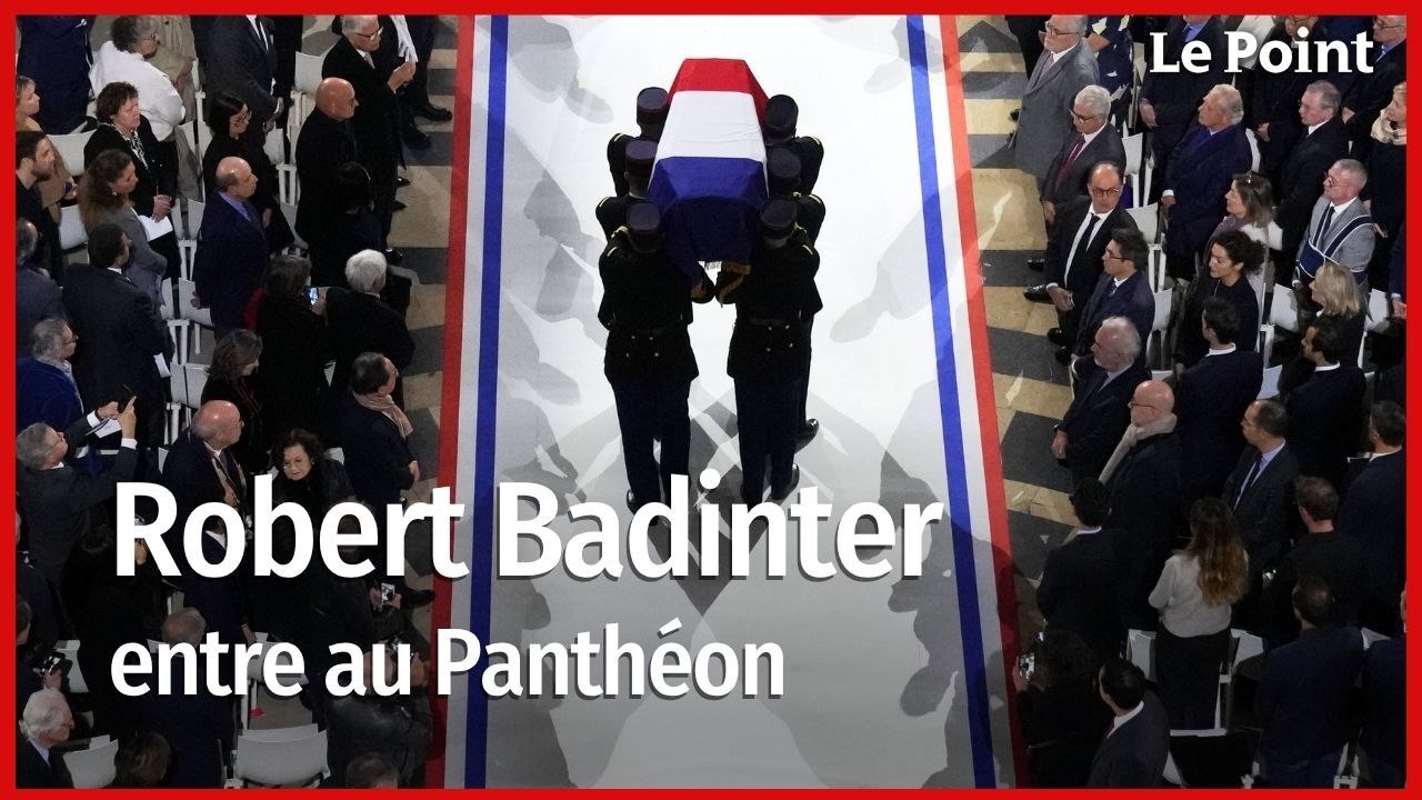 Robert Badinter entre au Panthéon