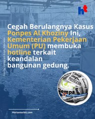 Ponpes Al Khoziny Ambruk, Kementerian PU Beri Layanan Gratis Konsultasi soal Bangunan Pondok Pesantren