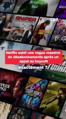 Netflix subit une vague massive de désabonnements après un appel au boycott