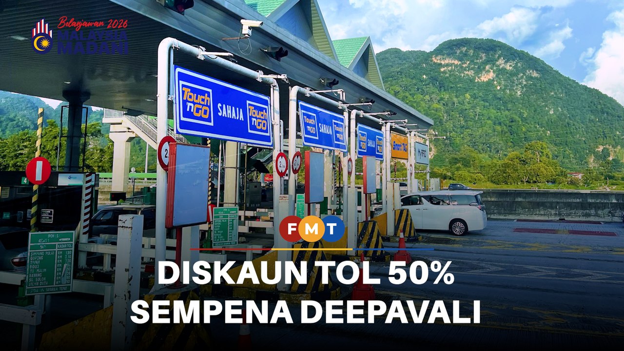 Diskaun tol 50% sempena Deepavali