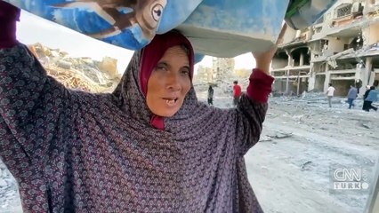 Tarihi anlar CNN TÜRK'te Akın akın Gazze’ye dönüyorlar...