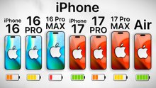 ⁠⁠La vérité sur la batterie des nouveaux iPhone 17 Pro Max, 17 Pro, 17 et Air !
