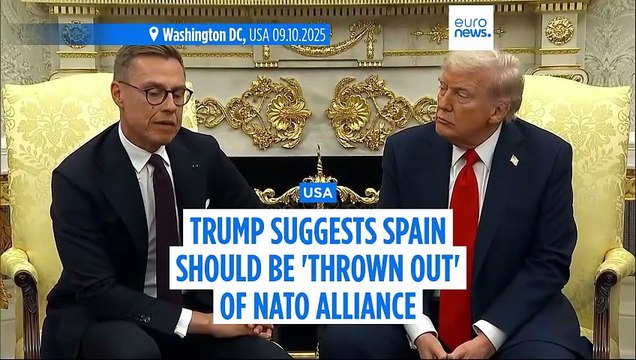 Trump suggests Spain should be 'thrown out' of NATO over defence expenditure disagreements