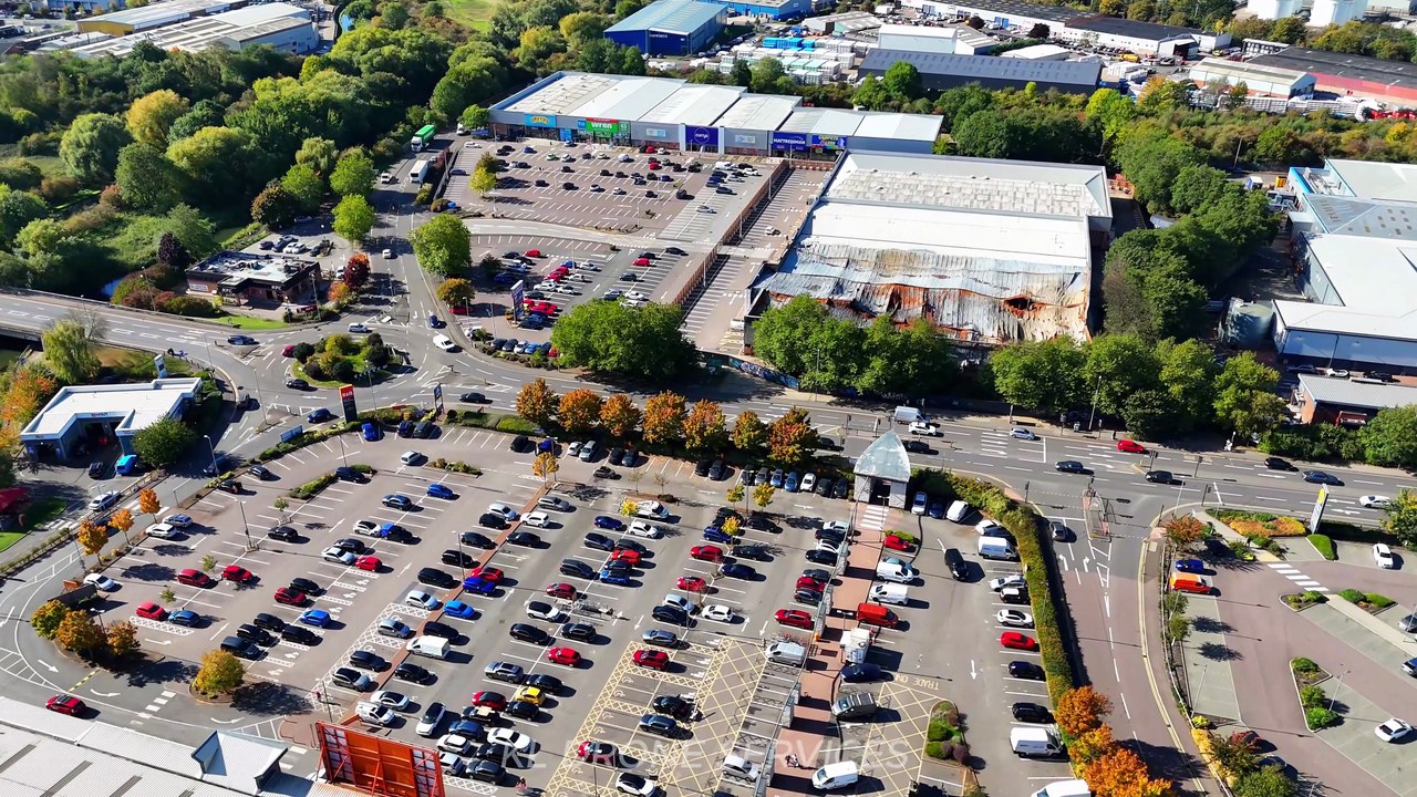 Nene Valley Retail Park five months after blaze