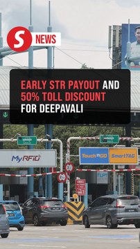 Early STR payment, two-day 50% toll discount in conjunction with Deepavali, says Anwar