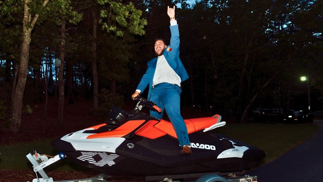 Bride Surprises Groom With His Dream Jet Ski On Wedding Day | Happily TV