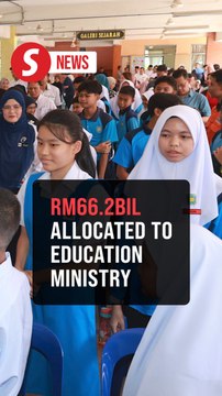 Budget 2026: RM66.2bil allocated to Education Ministry, up from RM64.2 billion this year