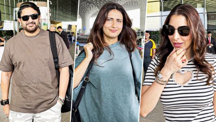 Sophie Choudry, Fatima Sana Shaikh & Arshad Warsi Make Their Stylish Entries At The Mumbai Airport