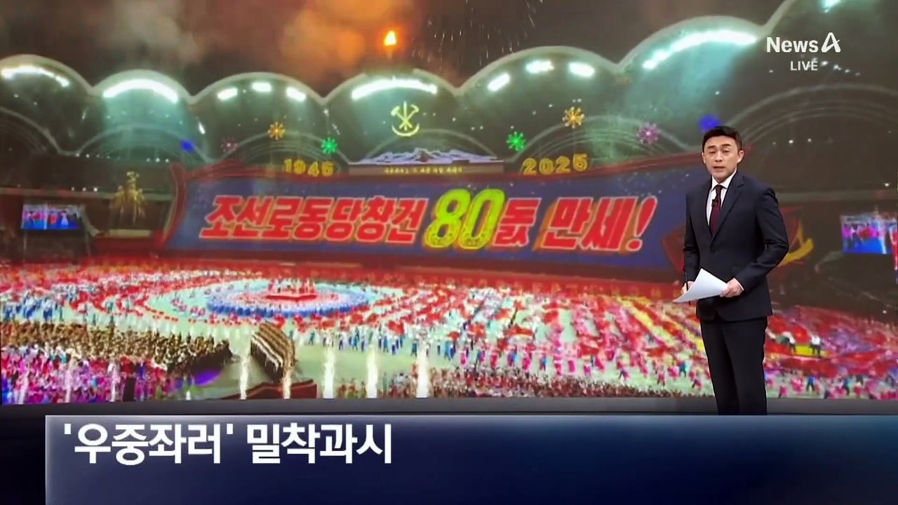 ‘우중좌러’ 밀착 과시한 김정은…베이징 전승절 재현?