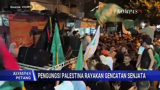 Gencatan Senjata Israel-Hamas: Pengungsi Bagikan Permen, Tim Ambulans-Pertahanan Sipil Sujud Syukur