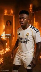 El ‘meme’ viral de Vinicius tras el incendio de su casa: “No sin mi balón (de playa)”