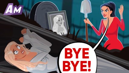 A young beauty was buried alive