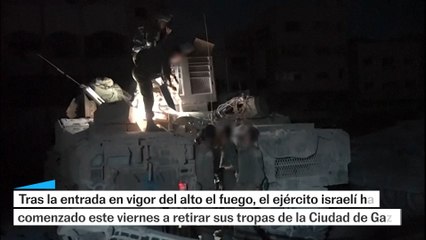 Netanyahu asegura que desarmará a Hamás mientras el ejército israelí comienza a retirarse de Gaza