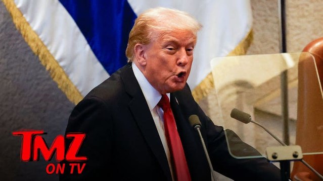 Donald Trump Delivers Speech in Israel After Peace Deal, Draws Criticism From John Legend | TMZ TV