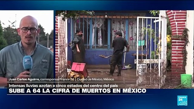 Informe desde Ciudad de México: Sheinbaum promete apoyo las víctimas de intensas lluvias