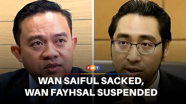 Bersatu suspends Wan Saiful, Wan Fayhsal