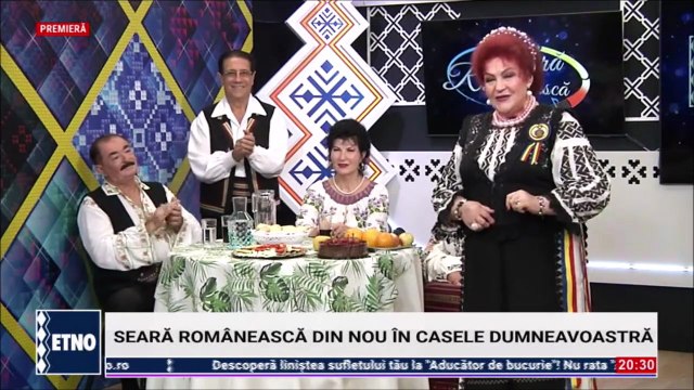 Elena Merisoreanu - Sus la munte la izvor (Seara romaneasca - ETNO TV - 08.09.2025)