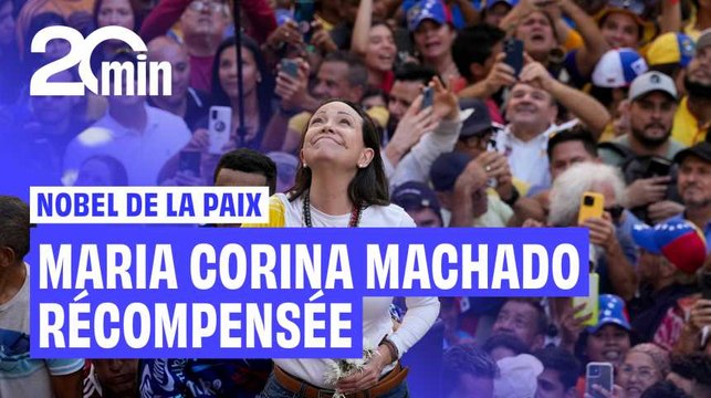 Maria Corina Machado remporte le prix Nobel de la paix 2025