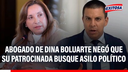 Abogado de Dina Boluarte negó que su patrocinada busque asilo político o se fugue del país: "Está en su casa"