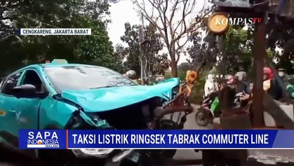 Taksi Listrik Tabrak Commuter Line di Cengkareng, Kerusakan Parah pada Bagian ini