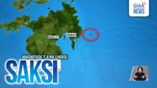 OCD - Forced evacuation, ipinatutupad sa coastal areas sa Surigao Del Norte, Surigao Del Sur, at Davao Oriental dahil sa tsunami warning | Saksi