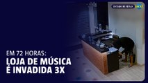 loja de música é invadida três vezes em apenas 72 horas