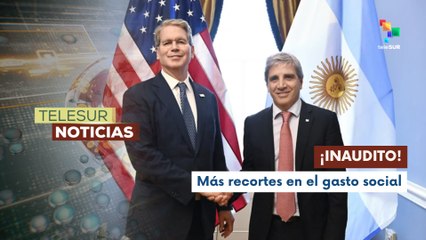 EE.UU. y el FMI apoyan las medidas económicas neoliberales de Milei