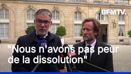 Nomination à Matignon: le point presse d'Olivier Faure après la réunion avec Emmanuel Macron