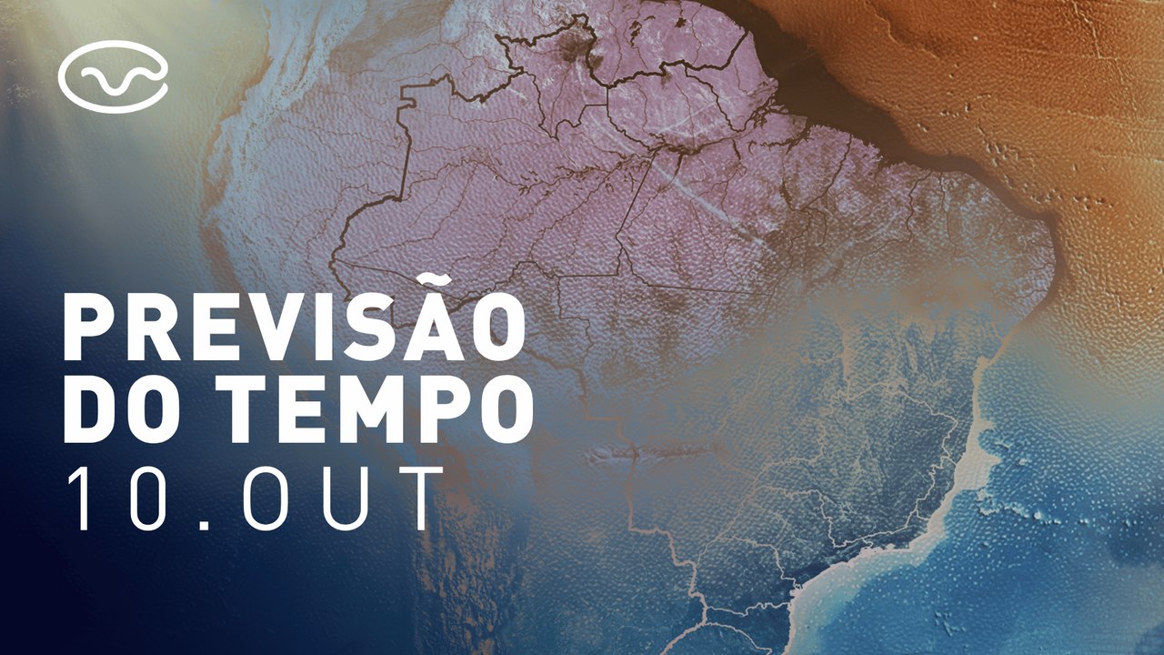 Previsão do tempo desta sexta-feira (10)!