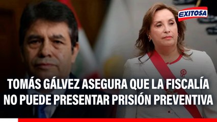 Tomás Gálvez asegura que la Fiscalía no puede presentar prisión preventiva contra Dina Boluarte: "Tiene que aprobarla el Congreso"