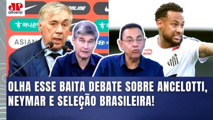 "O ANCELOTTI NÃO É BOBO!!! E o NEYMAR SABE MUITO BEM que..." Seleção Brasileira GERA DEBATE!