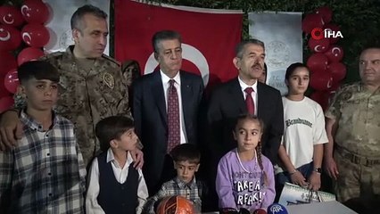 Şırnak’ta şehitlerin emanetleri pastanın etrafında toplandı