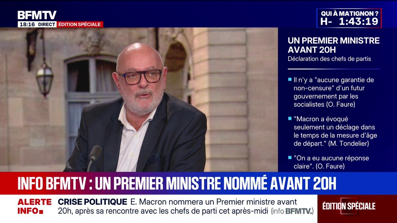 Budget "Il faut une stabilité pour le pays et les Français", fustige Bruno Millienne, ancien conseiller de François Bayrou à Matignon