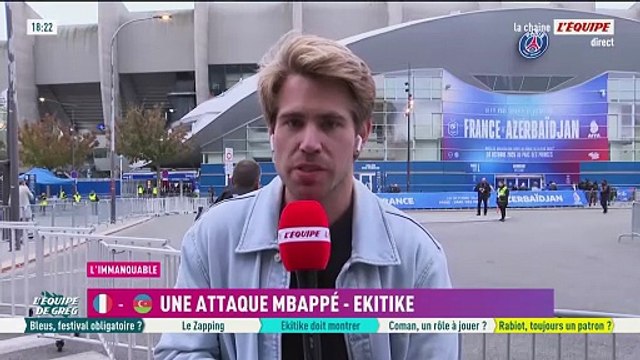 Les Bleus en 4-4-2 contre l'Azerbaïdjan avec Mbappé et Ekitike dans l'axe - Foot - Qualif. Coupe du monde